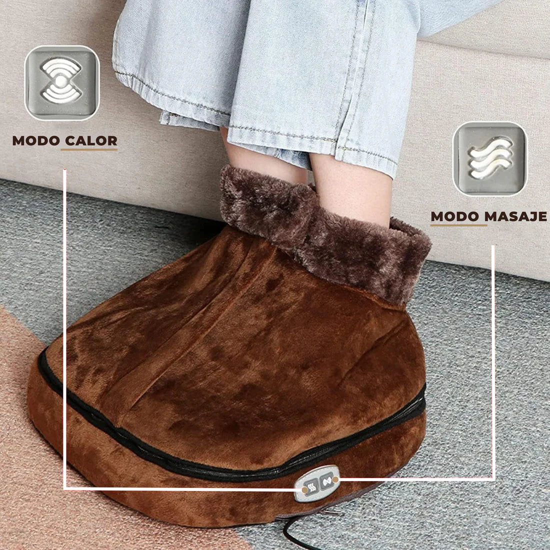 Botas de masaje y calentamiento